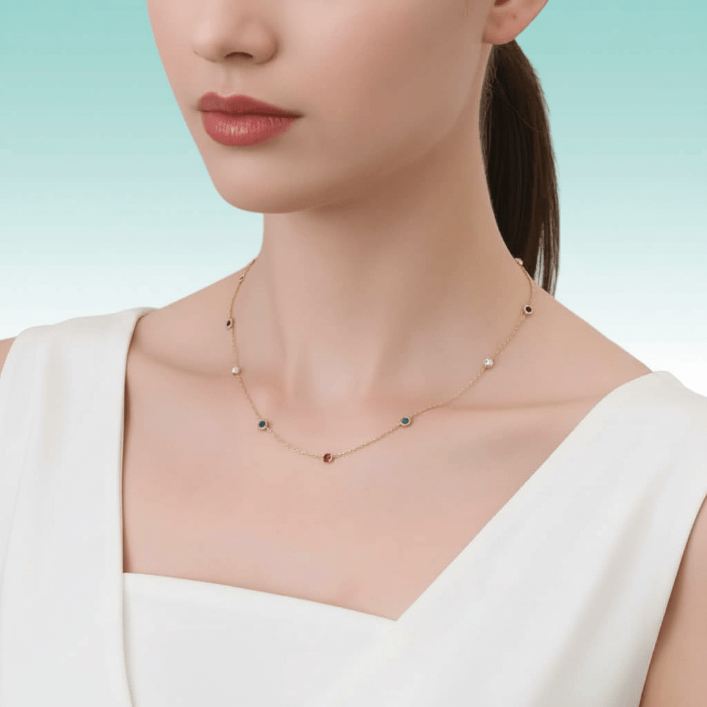 JMBARD Vivid Gemstone Collar
