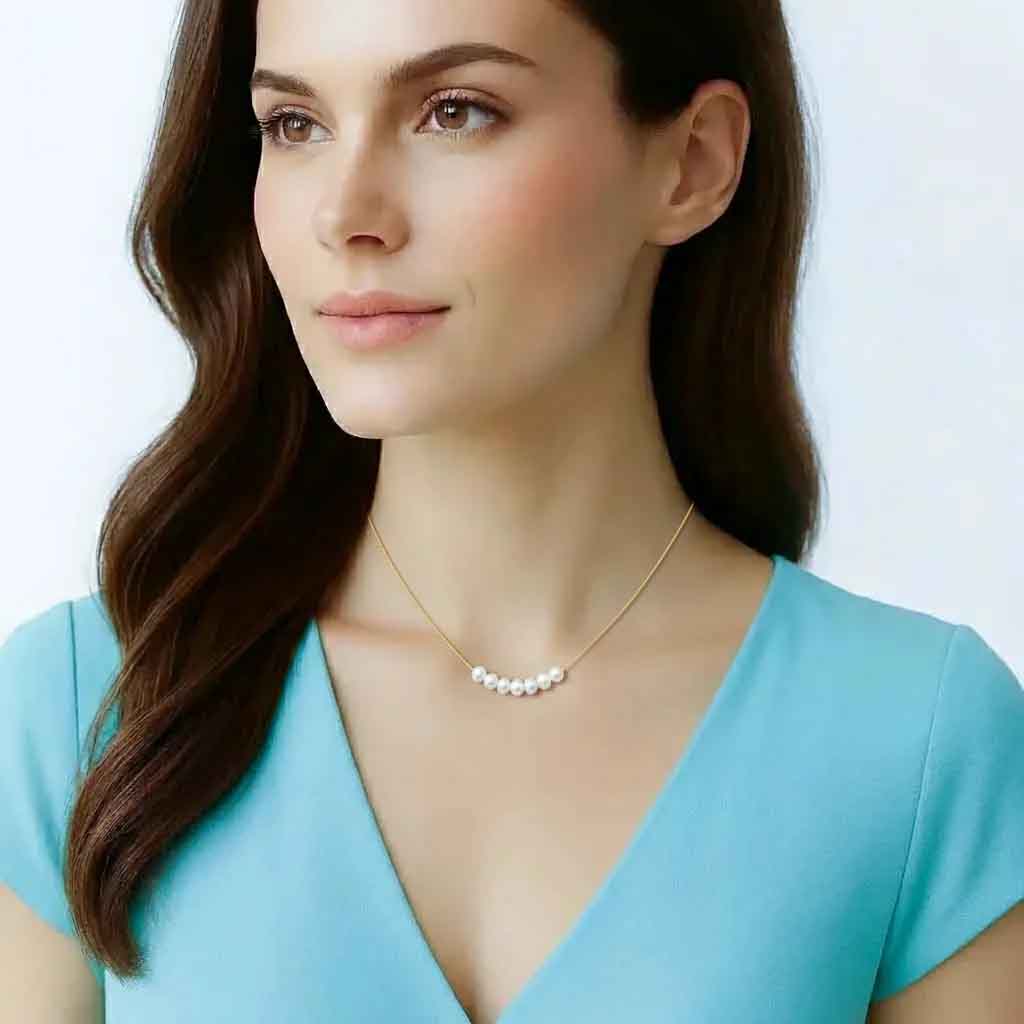 Pearl Charm Collar
