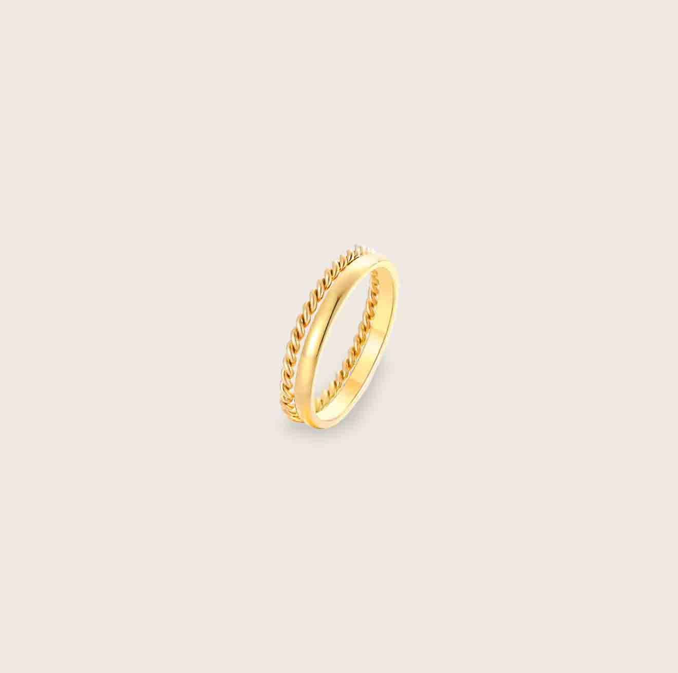 Gold Minimalist Stacking Rings