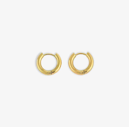 Premium quality waterproof gold plated geometric ear clips, affordable and stylish